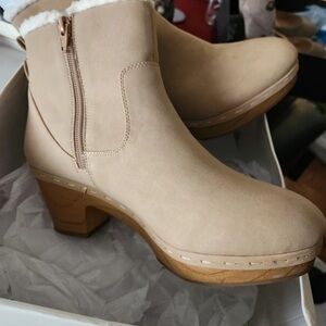 Style & Co. Beige Heeled Boots